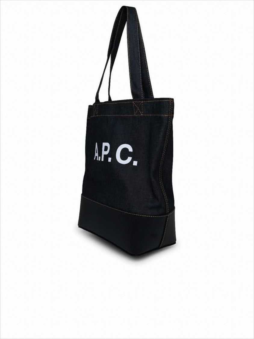 A.P.C. Structured Tote Bag With Contrasting Textures