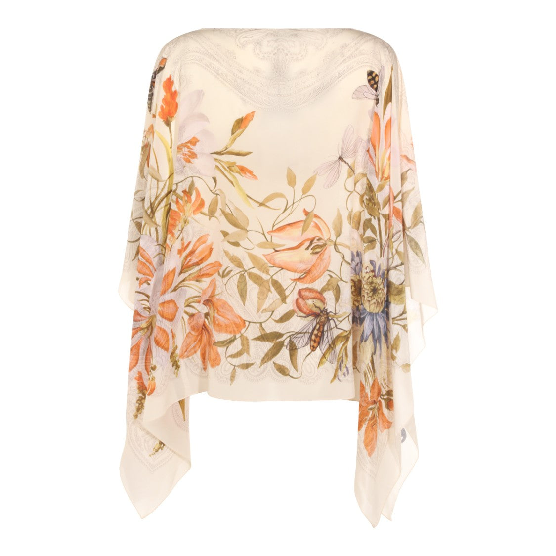 Etro White Silk Top