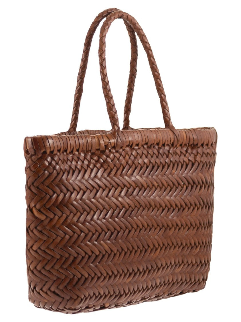 Dragon Gora - Woven Leather Handbag