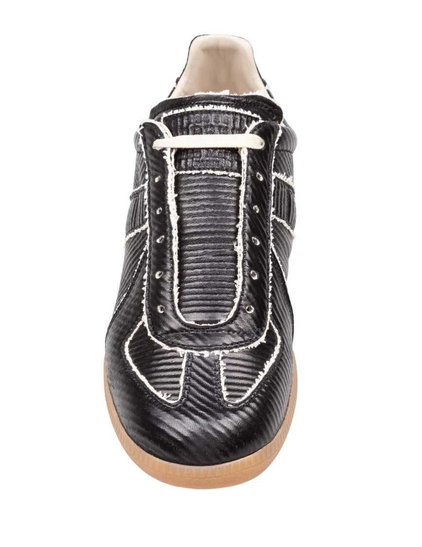 Maison Margiela Replica Sneakers In Shiny Leather