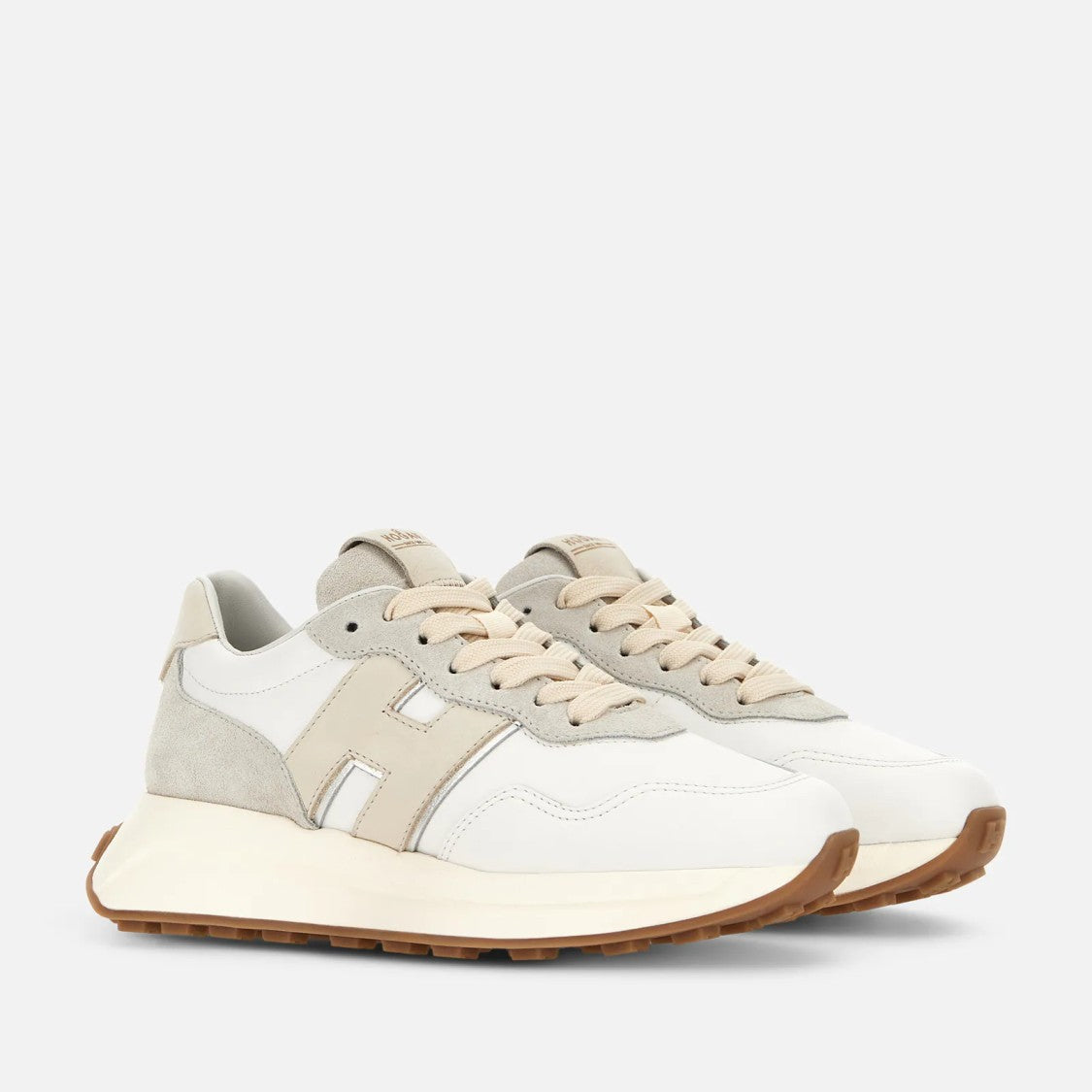 Hogan H641 H Patch Sneakers With Versatile Design