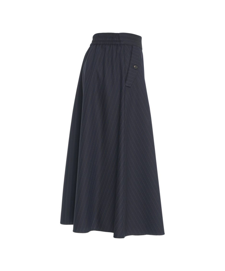 Golden Goose Midi Skirt With Flowing Silhouette