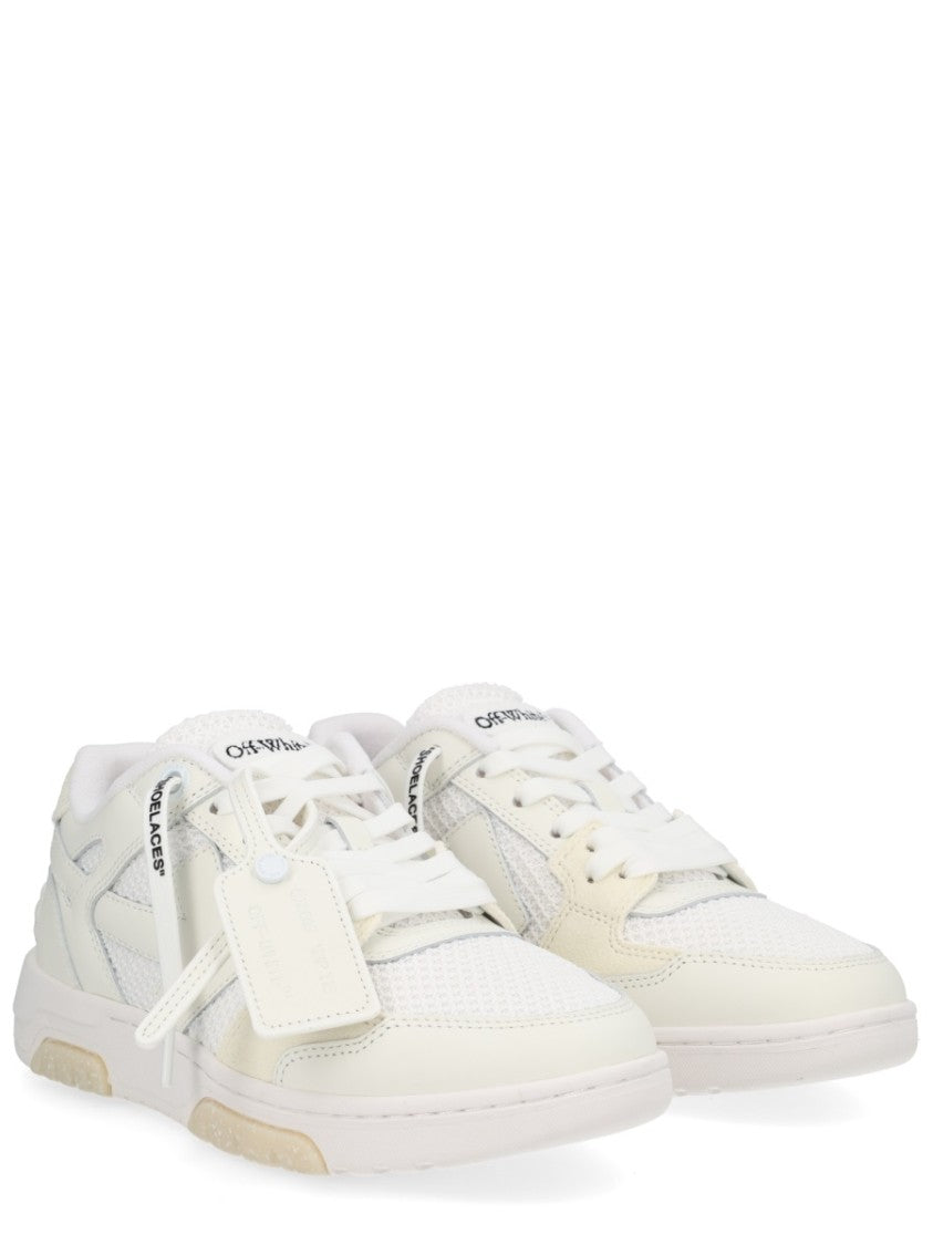 Off-White Neutrals Slim Out Of Office Sneakers