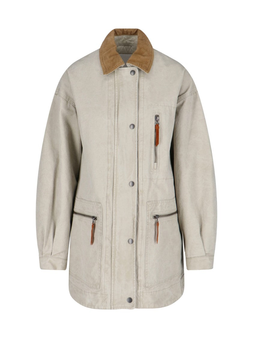 Isabel Marant Étoile "Kimelia" Work Jacket – Beige