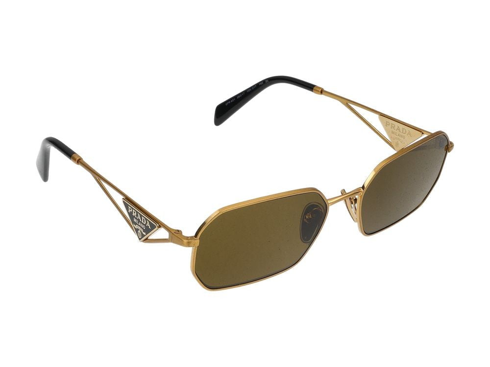 Prada Sophisticated Silver Steel Sunglasses With 58Mm Lenses