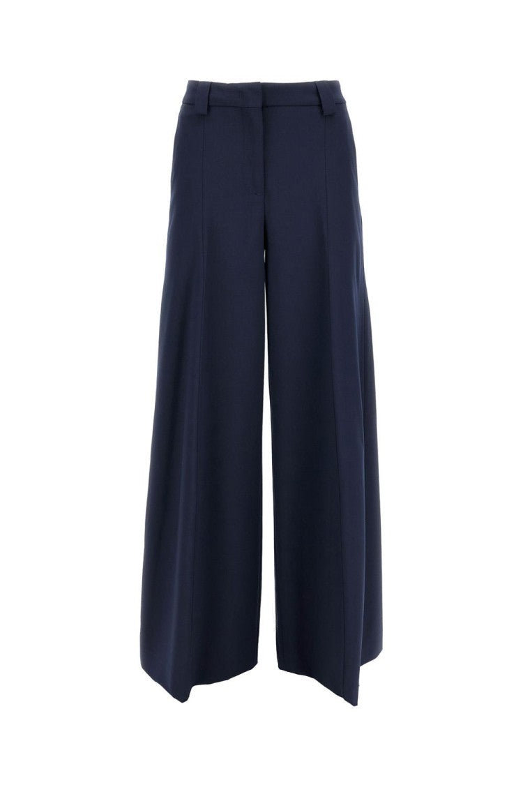 The Latest Wide Trousers With Classic Front Closure