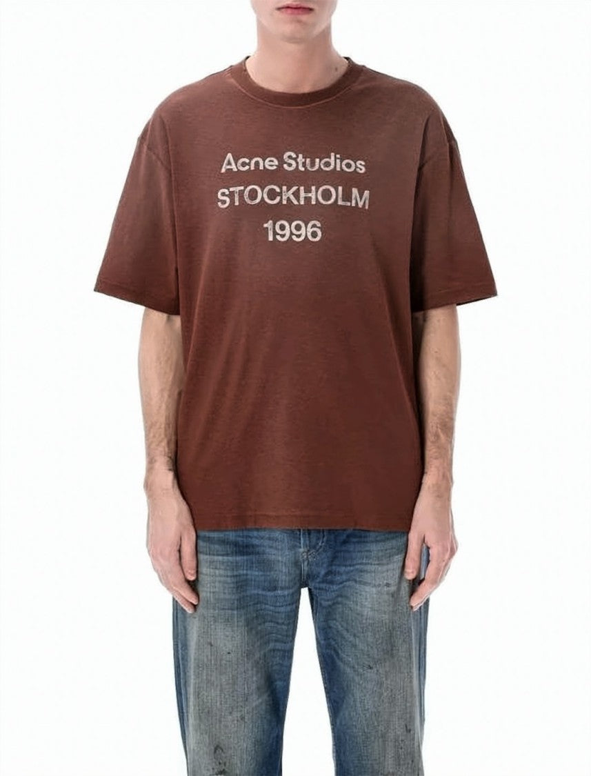 Acne Studios Relaxed-Fit Brown T-Shirt
