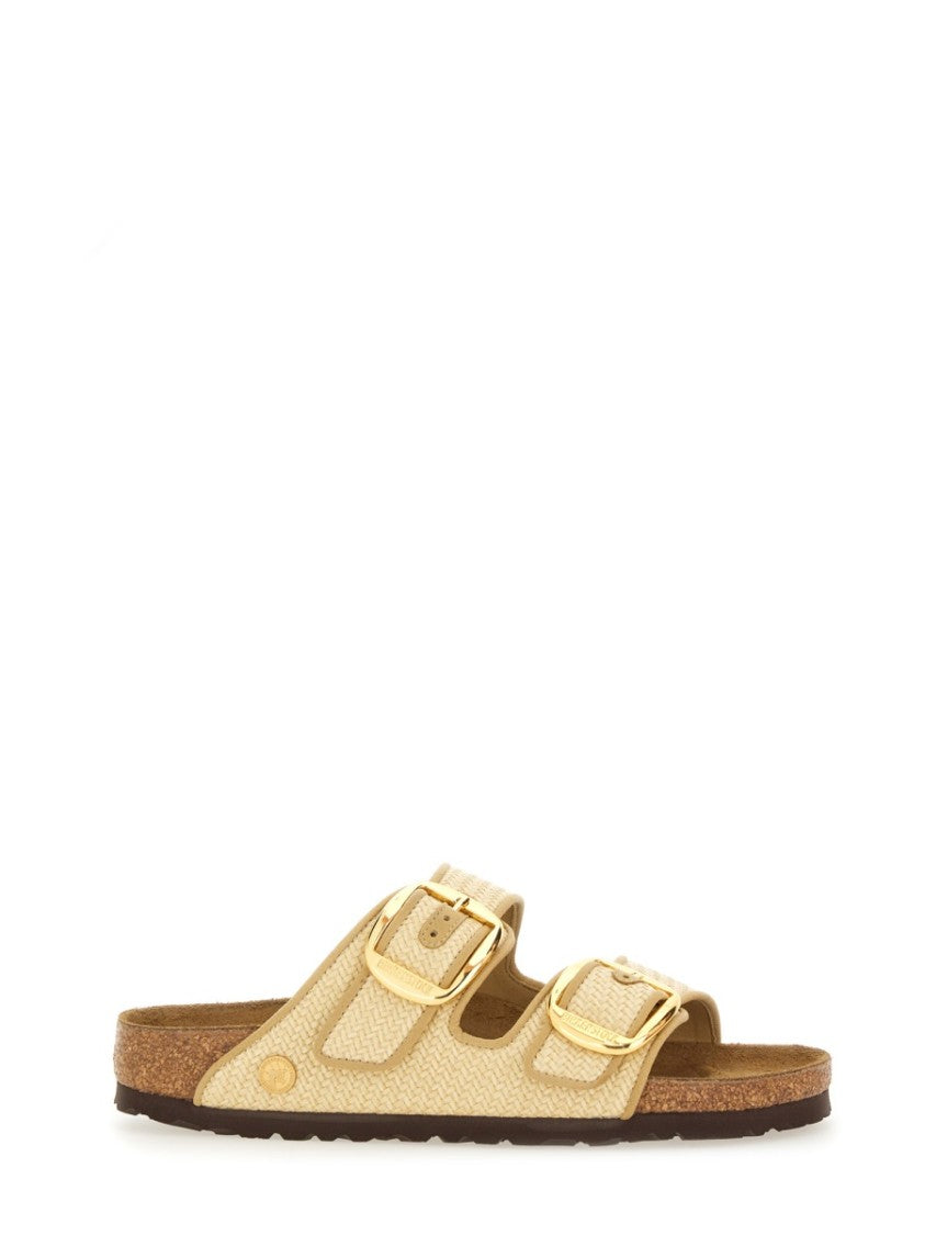 Birkenstock "Arizona Big Buckle" Raffia  Sandal