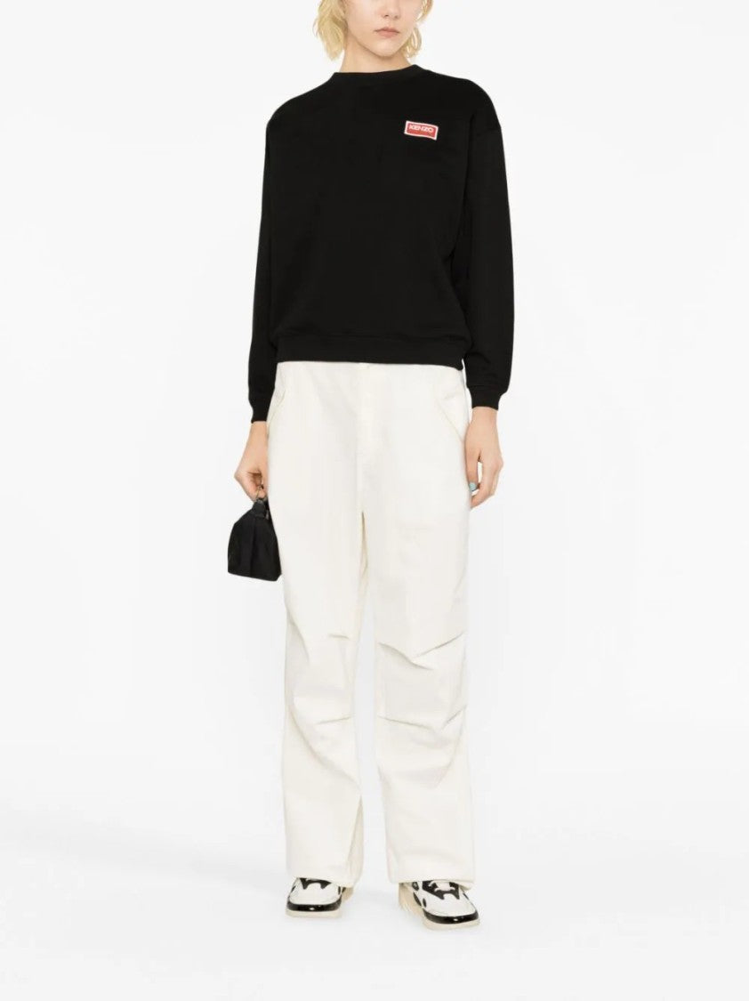 Kenzo Relaxed Fit Black Sweatshirt