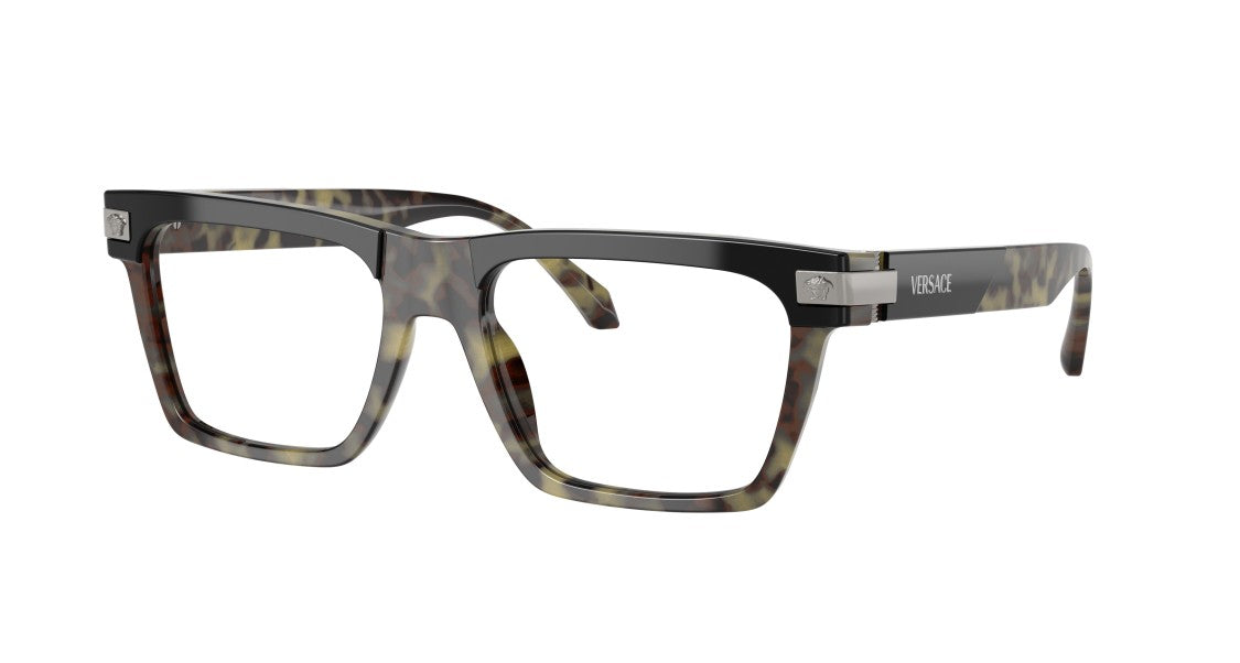 Versace 0Ve3354 Oversized Square Tortoiseshell Sunglasses