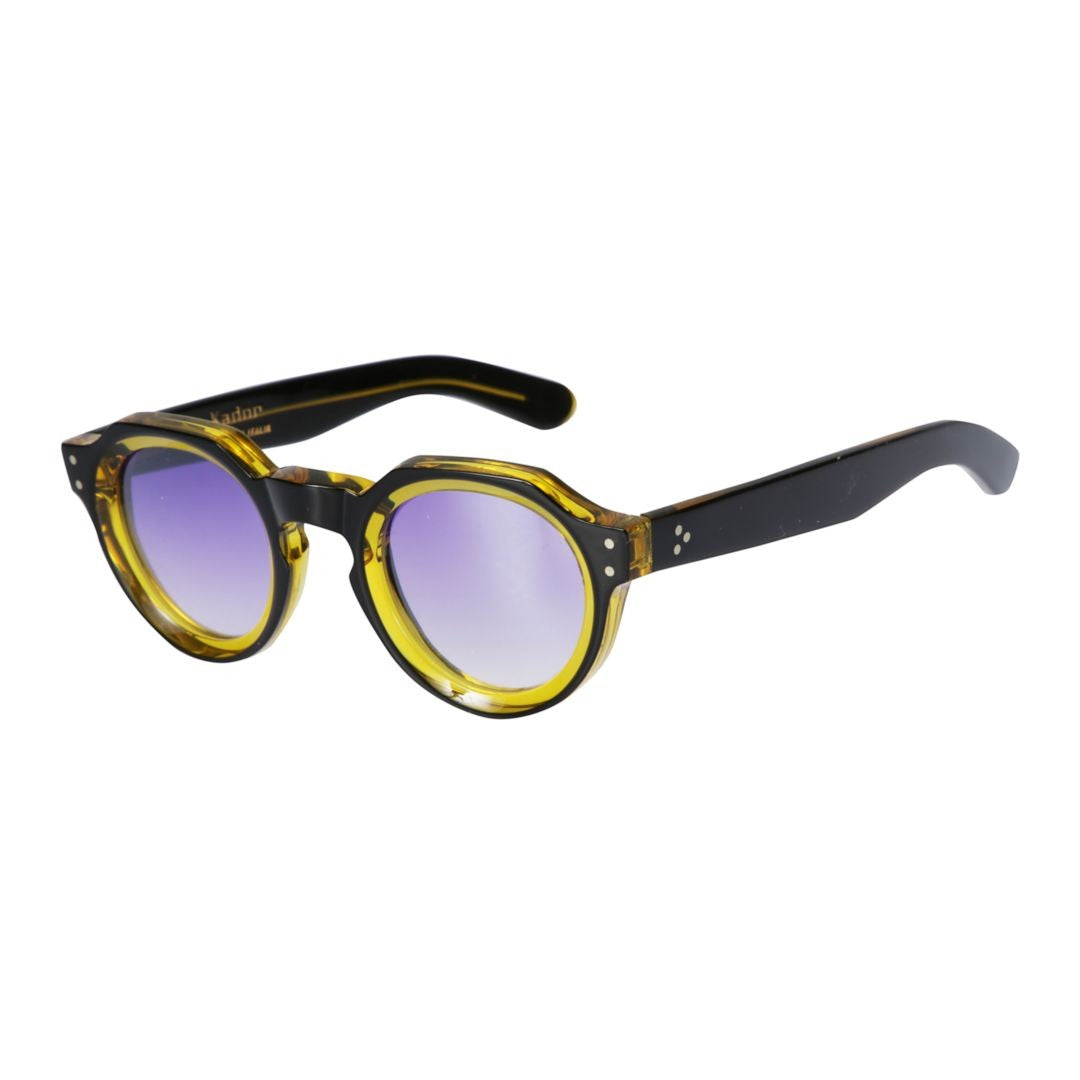 Kador Spike Bold Round Frame Sunglasses With Gradient Lenses