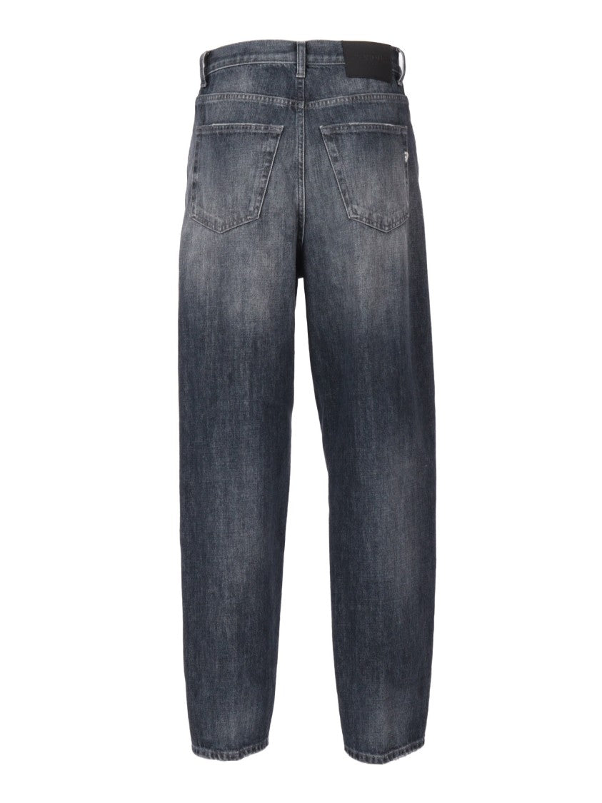 Dondup Relaxed Fit Tapered Leg Jeans