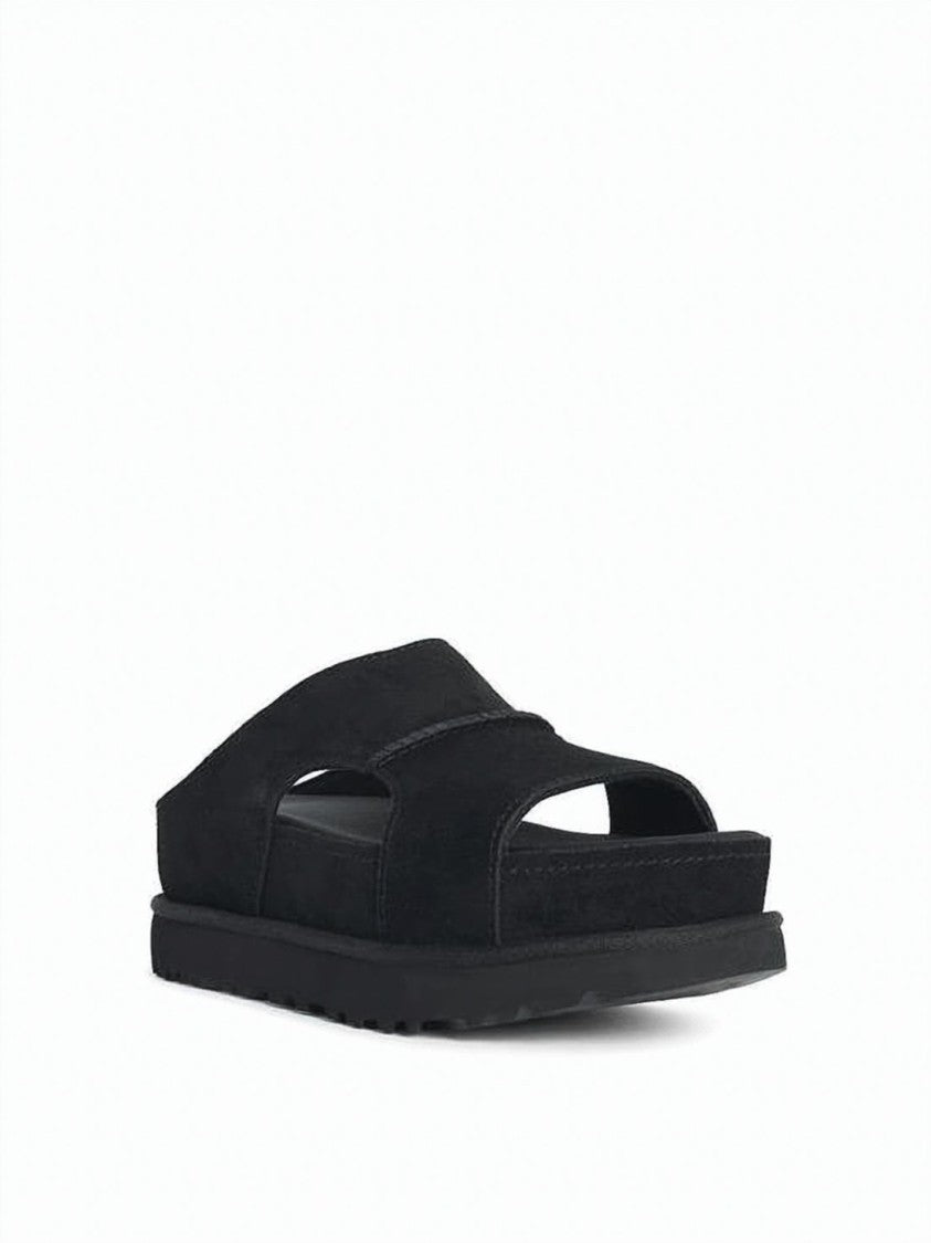 Ugg Suede Upper Sandals With Textured Eva Sole