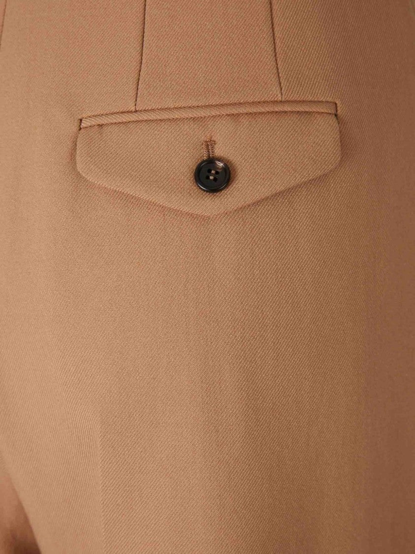 Chloé Tailored Wool Trousers With High Waist
