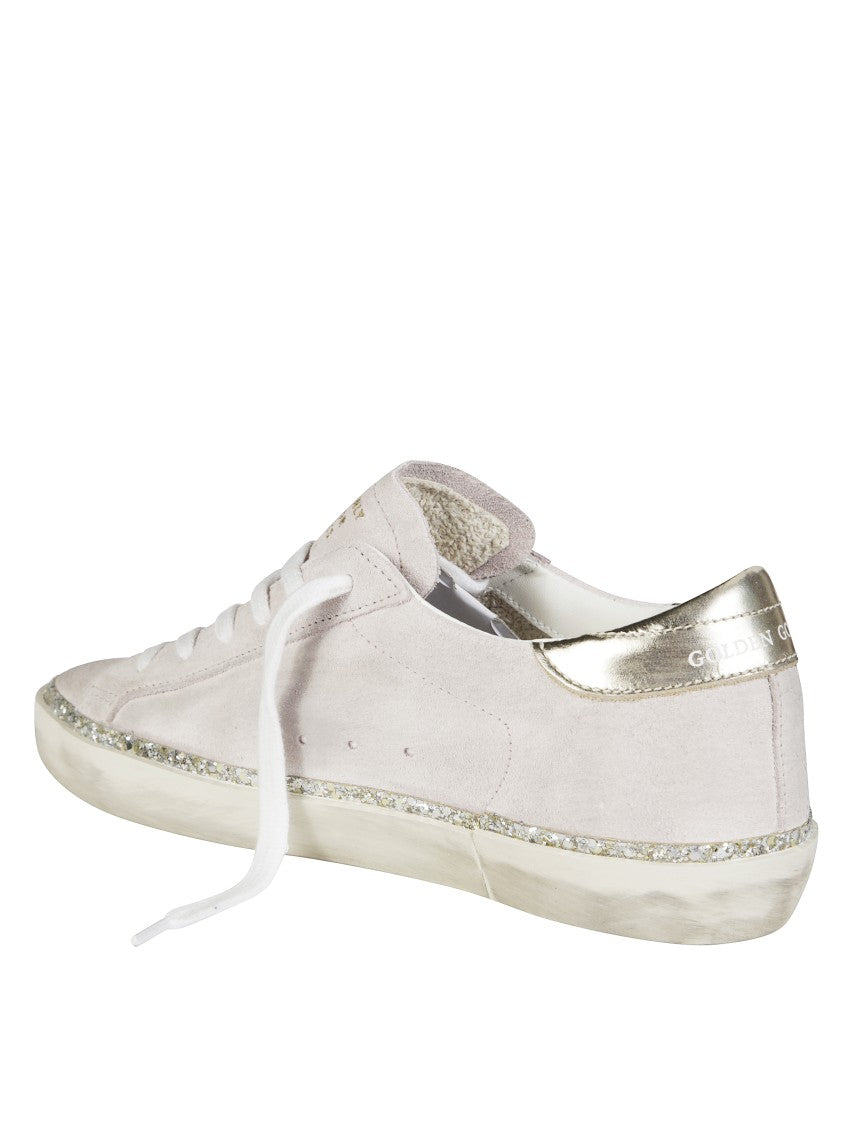 Golden Goose Superstar Suede Upper Laminated Star Sneakers