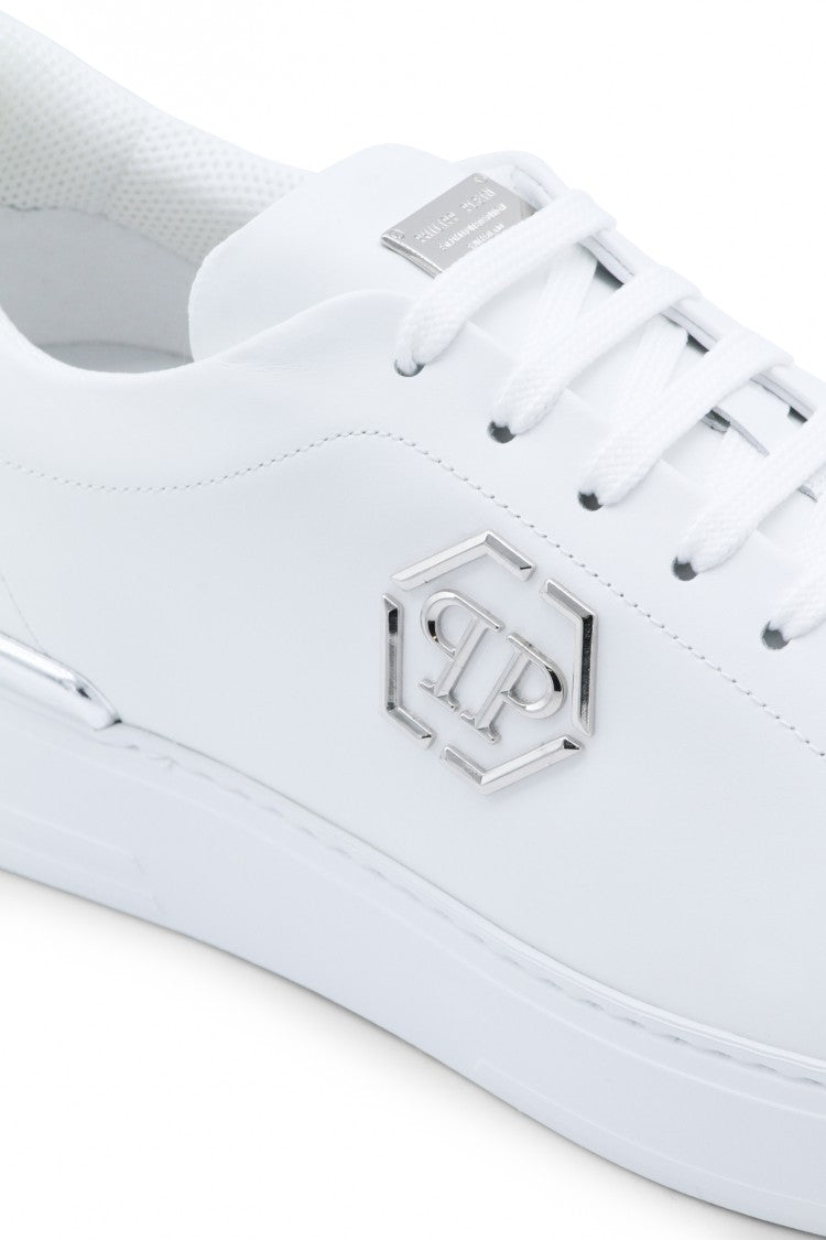 Philipp Plein White Sneakers With Thick Sole