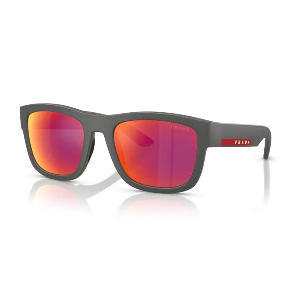 Prada Linea Rossa Ps 01Zs Rectangular Nylon Fiber Sunglasses