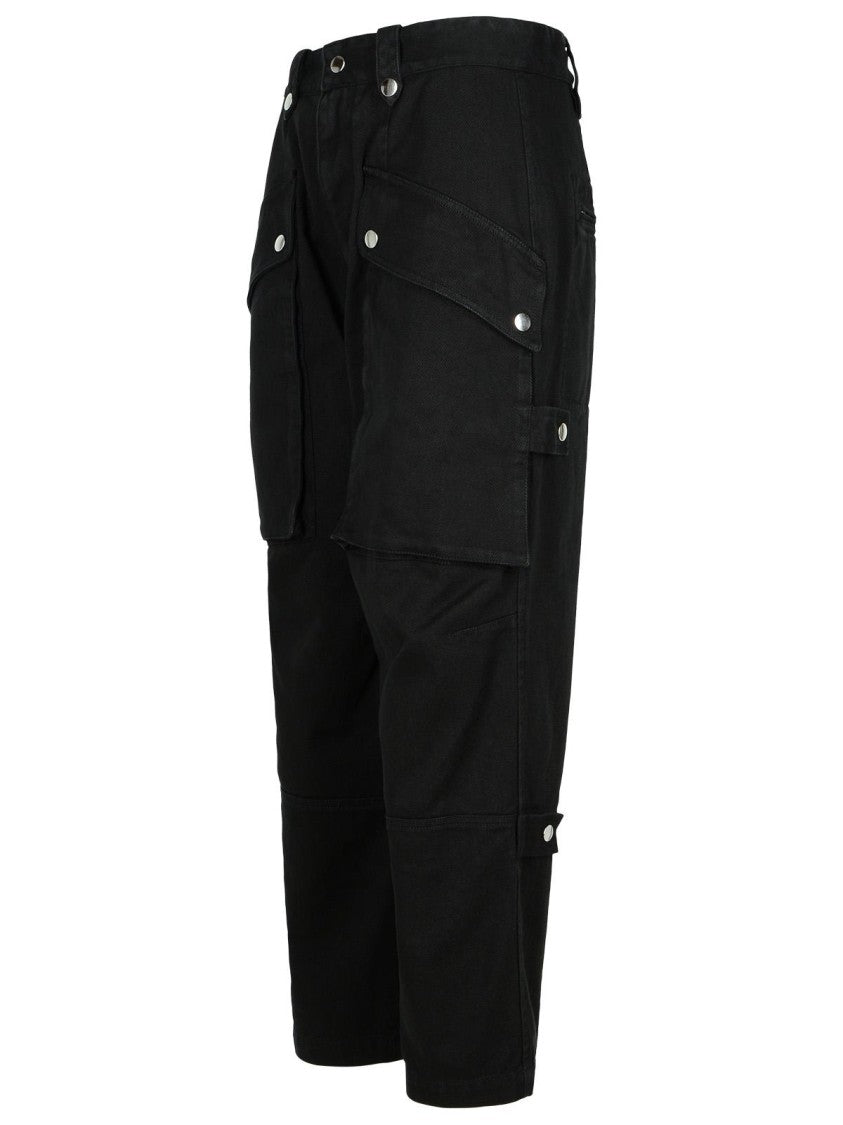 Isabel Marant Étoile Jannick' Black Cotton Pants