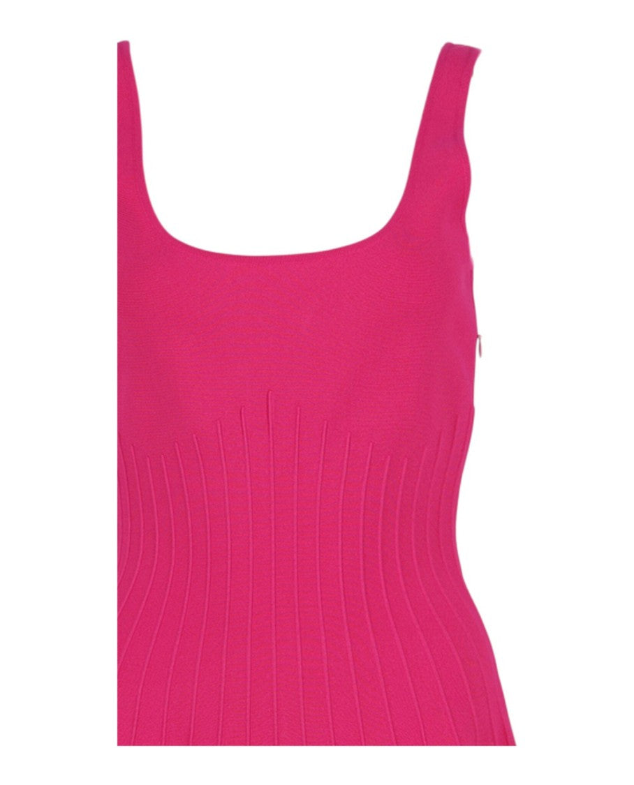 Alexander Mcqueen Sleeveless Ruffle Dress