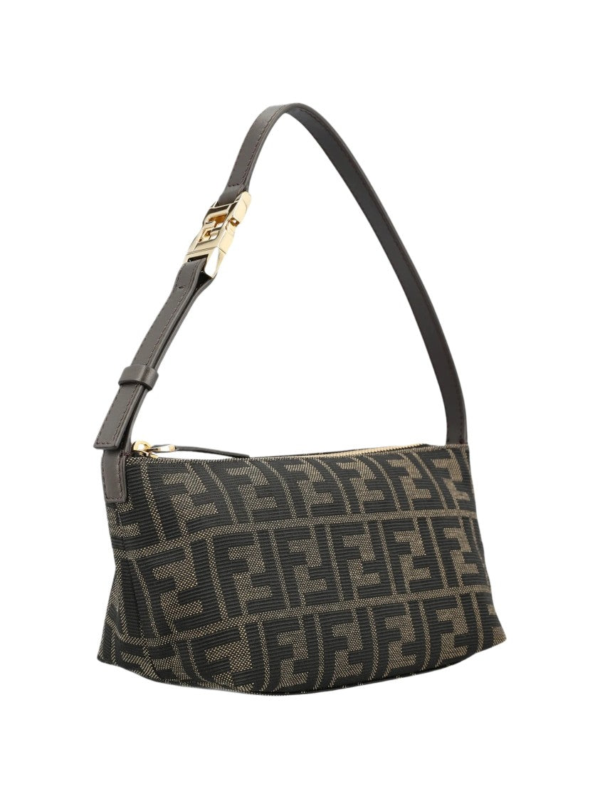 Fendi Vanity Pouch Small Geometric Pattern Vanity Case