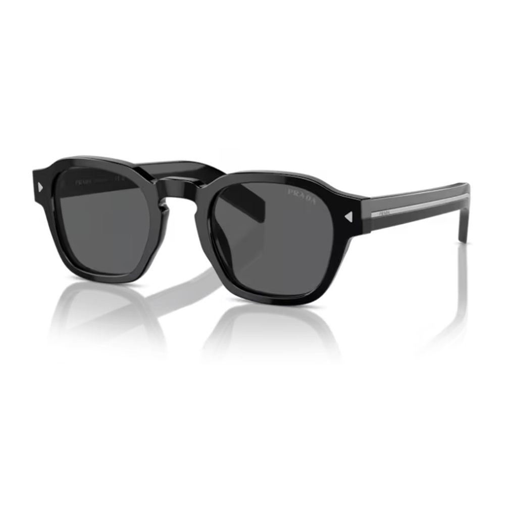 Prada Black Pra16s Phantos Acetate Sunglasses