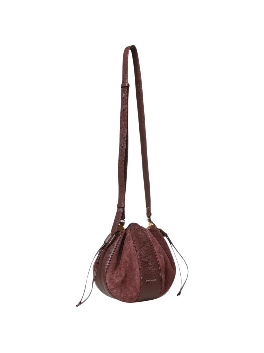 Coccinelle Boom Rounded Suede Handbag