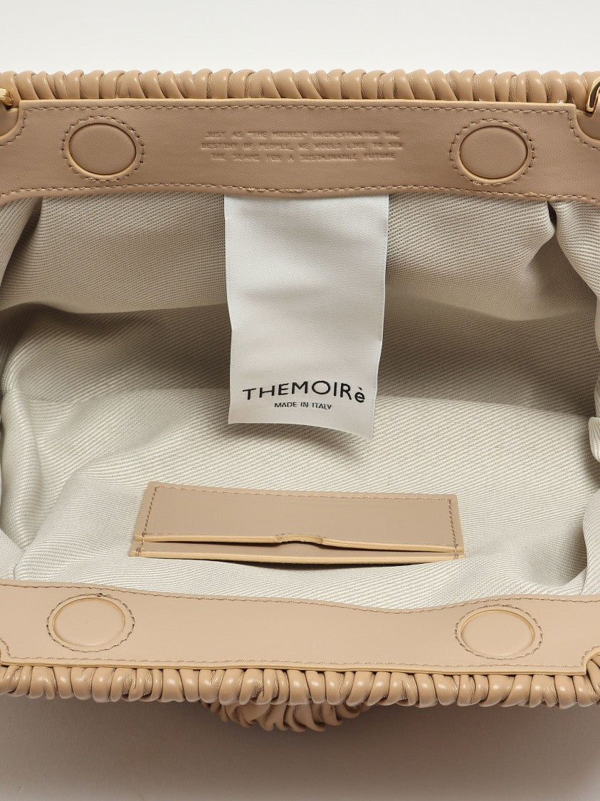Themoirè Compact Vegan Baguette Bag With Adjustable Strap And Magnetic Closure