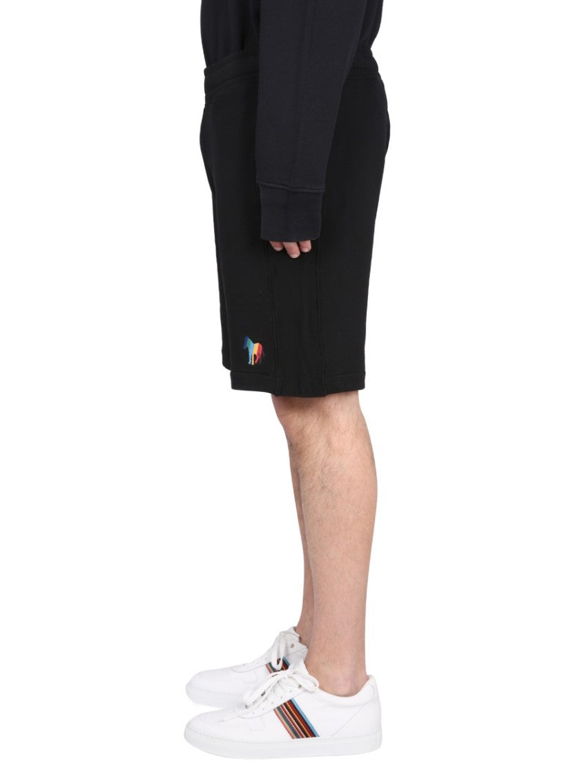 Ps Paul Smith Cotton Fleece Bermuda Shorts