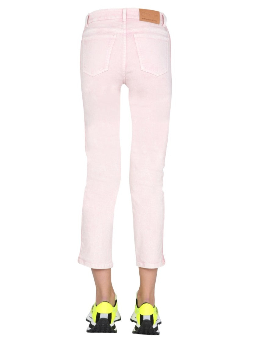 Stella Mccartney Cropped Slim-Fit Denim Jeans