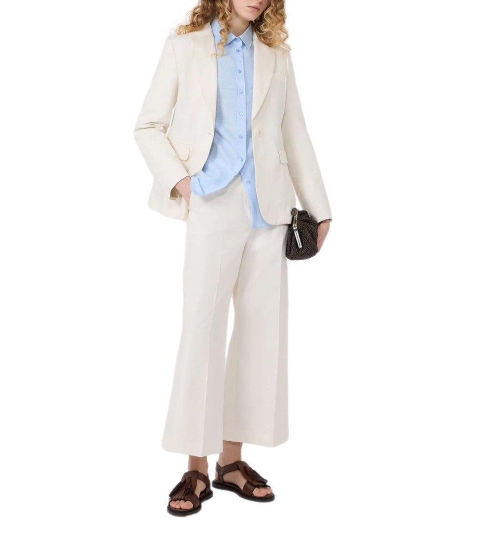 Max Mara Light Blue Wkdwerner Cotton Shirt