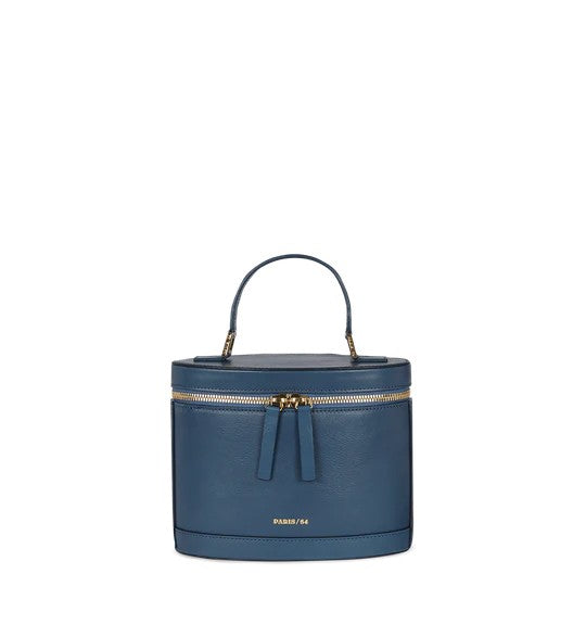 Paris64 Structured Cowhide Leather Shoulder Bag