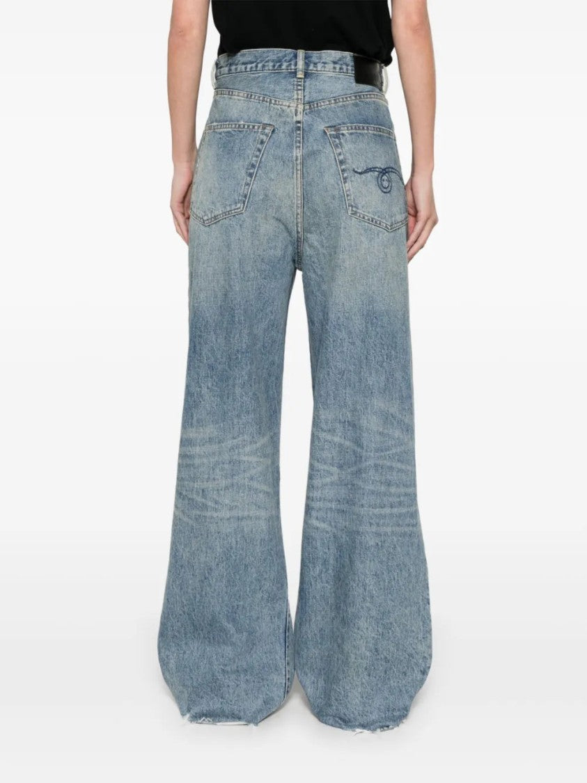 R13 Wayne Wide-Leg Jeans