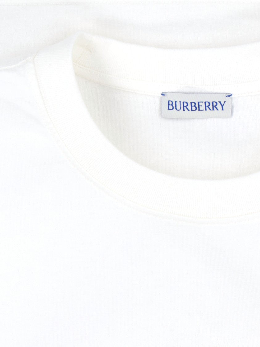 Burberry Ekd' Logo T-Shirt – White