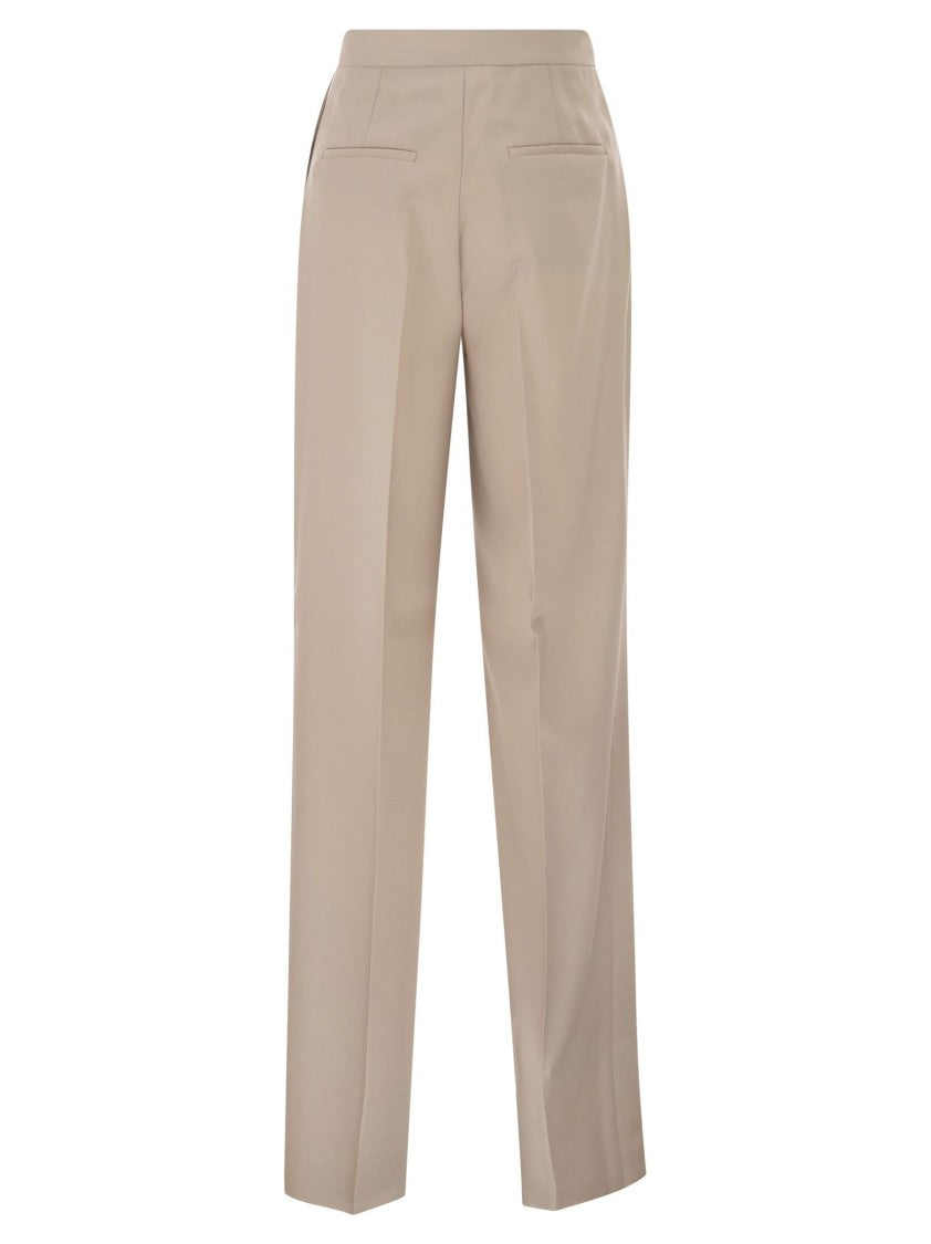 Max Mara Mxmgirone - Trousers In Wool, Mohair