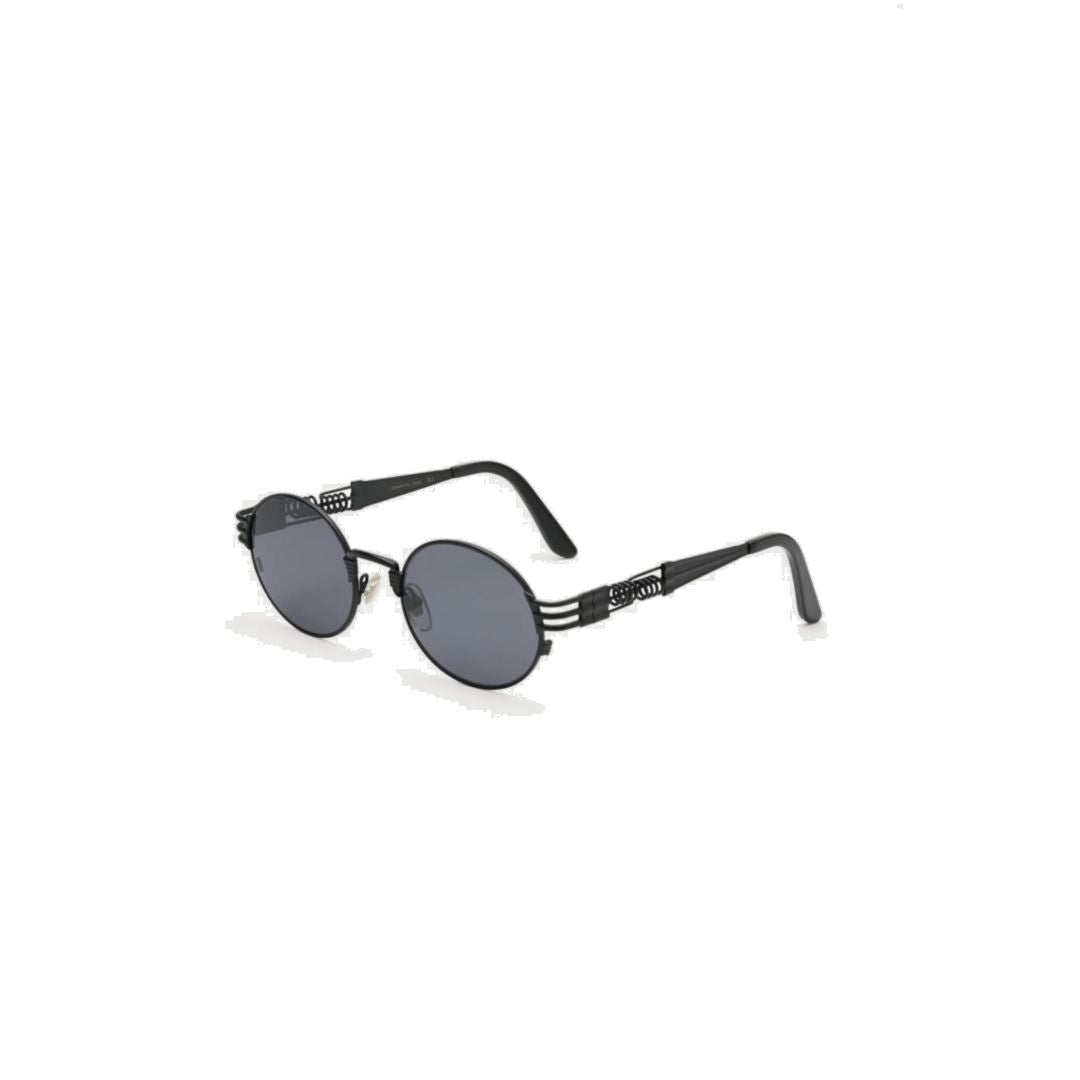 Jean Paul Gaultier Double Ressort Architectural Metal Frame Sunglasses