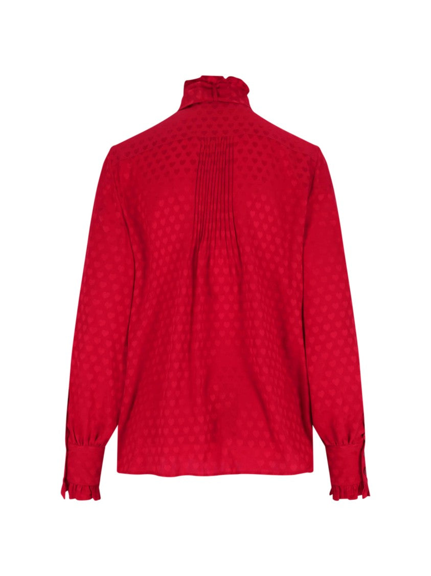 Valentino Silk Shirt – Red