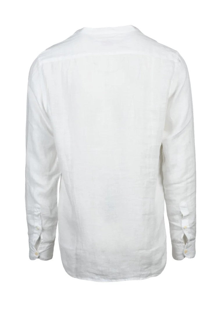 Mc2 Saint Barth White Linen Shirt