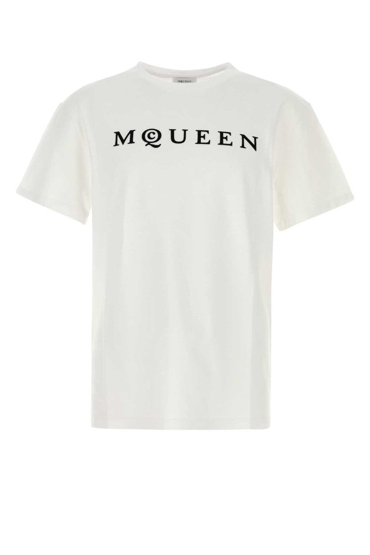 Alexander Mcqueen White Cotton T-Shirt