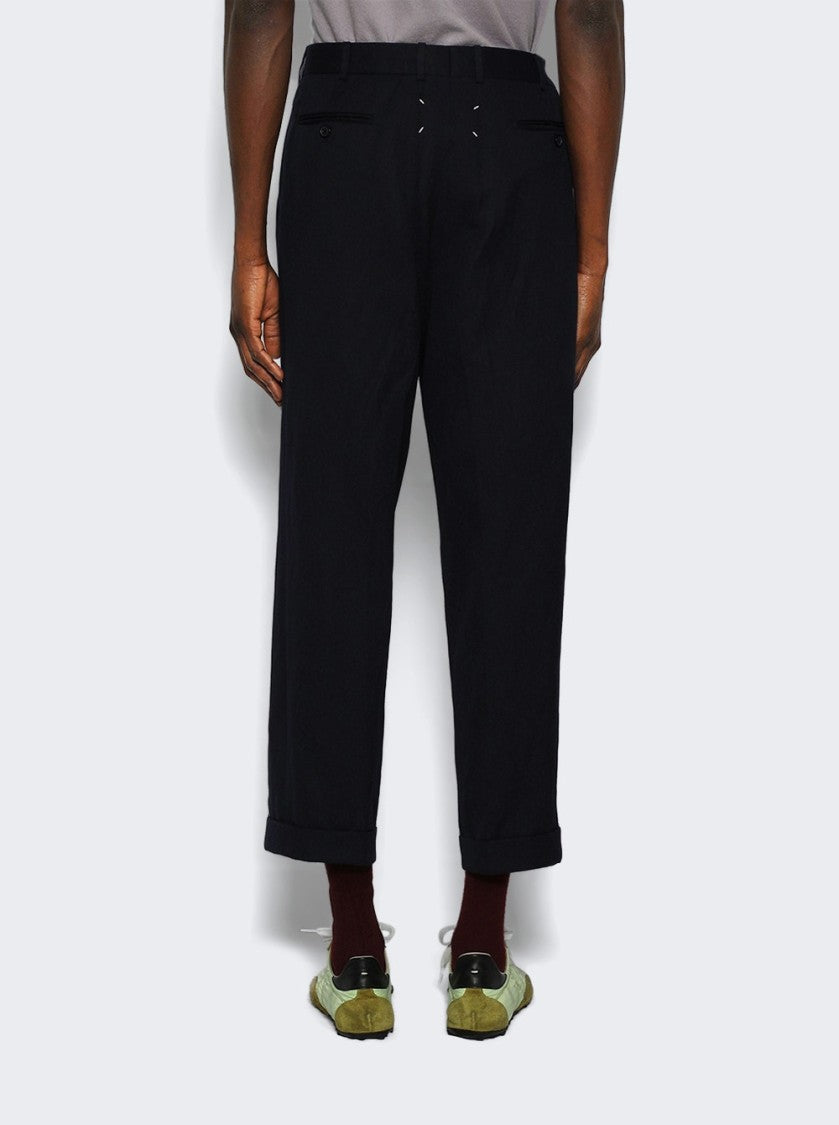 Maison Margiela High-Waisted Straight-Leg Pants With Tailored Detailing