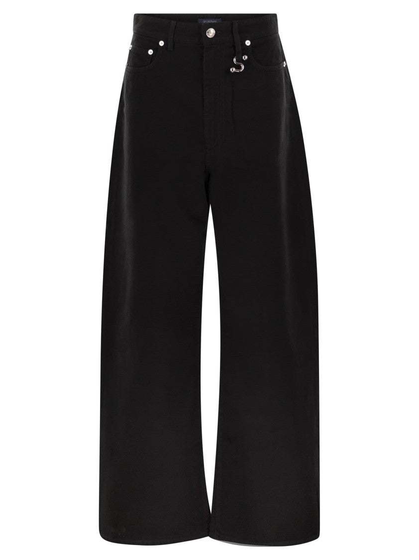 Sportmax Siamese - Low-Waisted Oversize Trousers