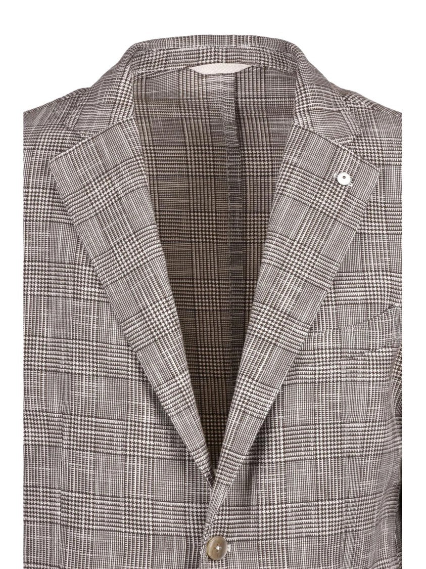 L.B.M. 1911 Round Jacket Cotton/Silk - Grey