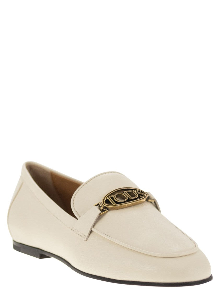 Tod's Goatskin Leather Moccasin