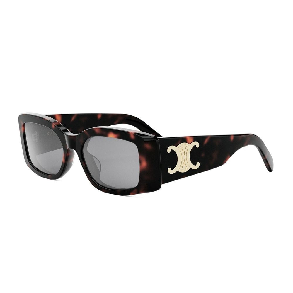 Celine Triomphe Oversized Rectangular Acetate Sunglasses