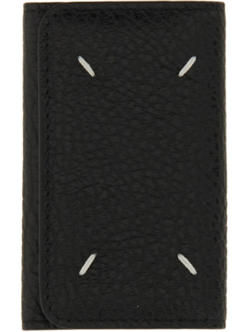 Maison Margiela Four Stitch Leather Wallet Keychain