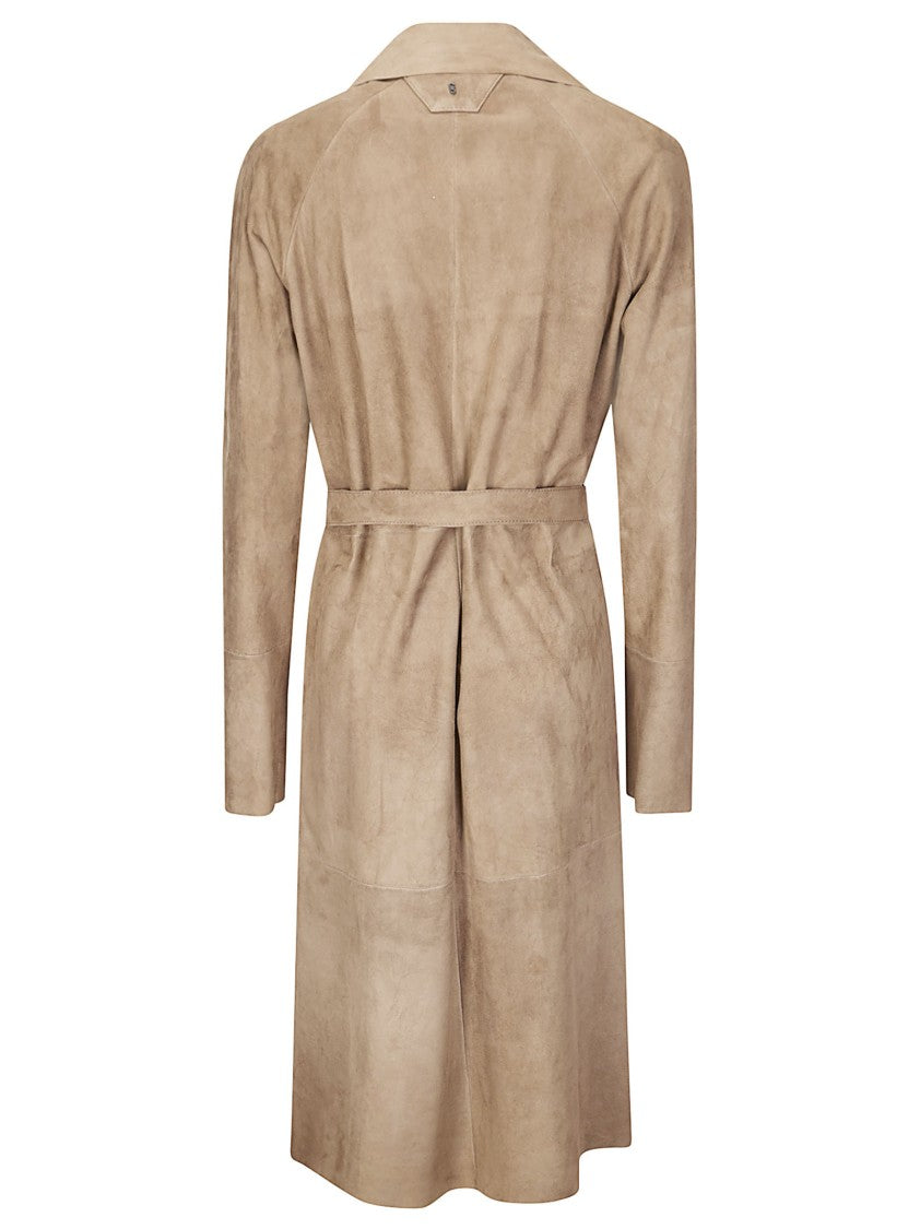 Salvatore Santoro Black Single-Breasted Belted Coat