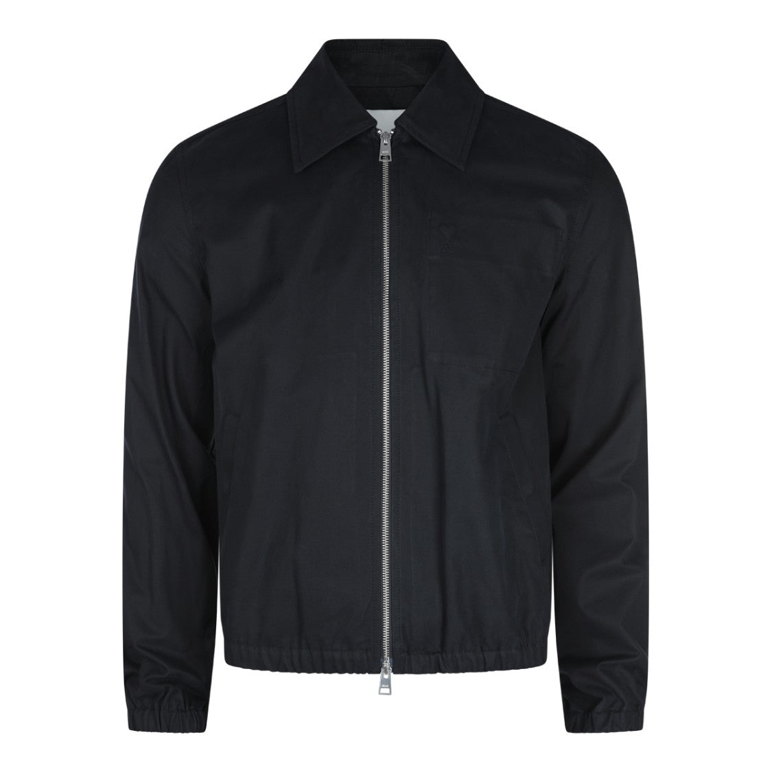 Ami Paris Black Cotton Casual Jacket