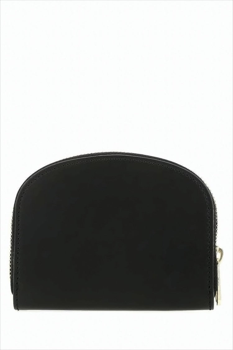 A.P.C. Compact Black Leather Wallet