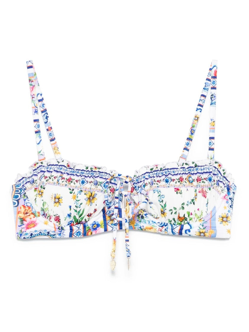Camilla Tie-Front Bikini Top