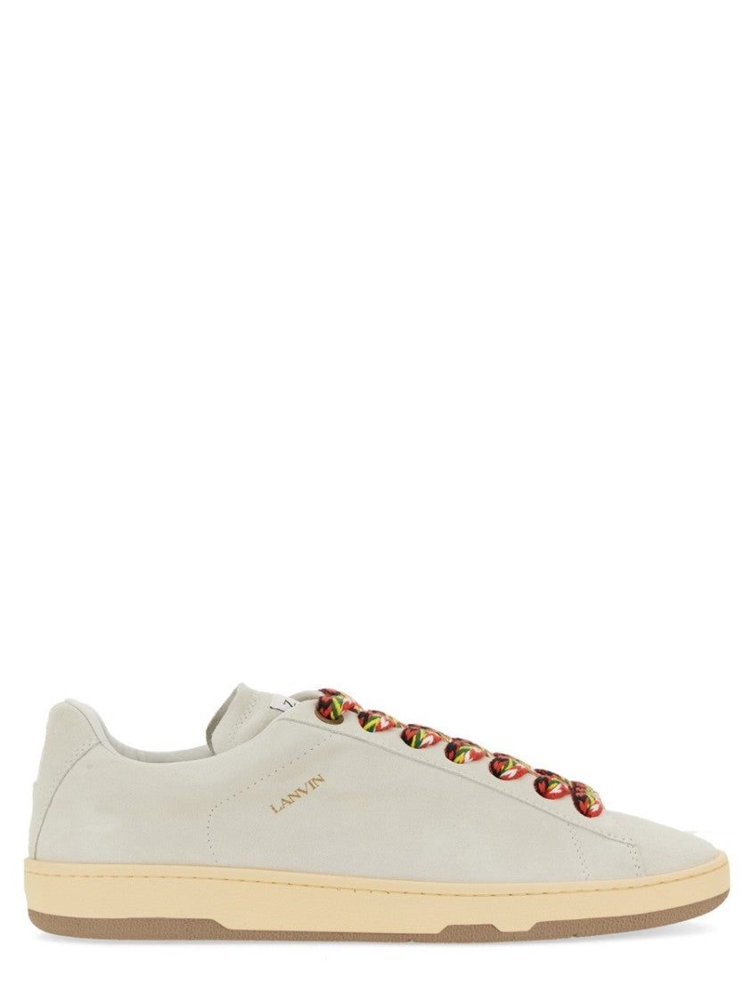 Lanvin Leather Sneakers With Laces