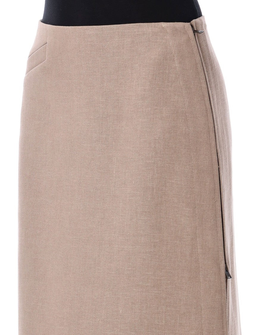 Fendi Straight-Cut Midi Skirt